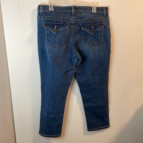 Nine West Denim Capri Jeans Zippered Cuff Women's Size 16 - Picture 4 of 5